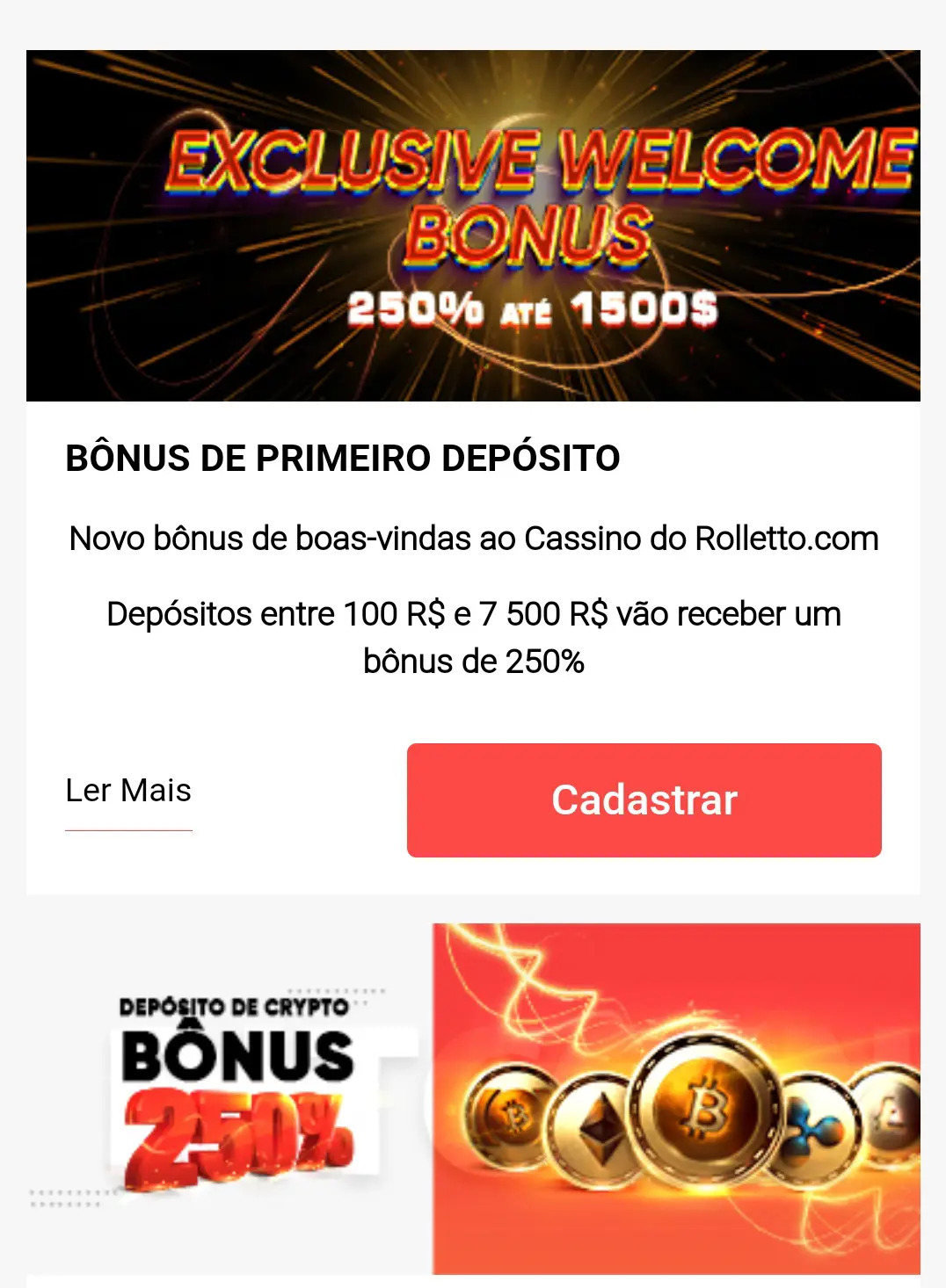 Promo&ccedil;&otilde;es de Rolletto
