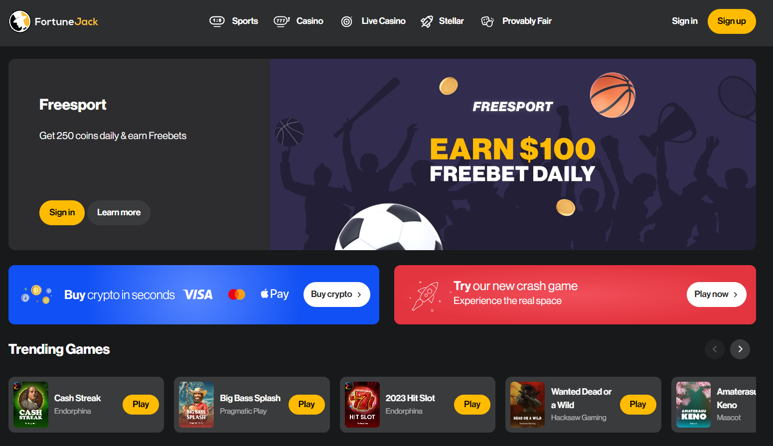 Casa de Apostas Esportivas FortuneJack