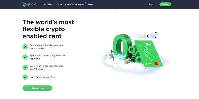 cart&atilde;o-de-criptomoeda-uphold